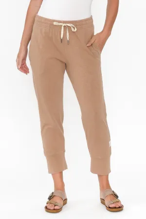 Fundamental Brunch Mocha Cotton Pants