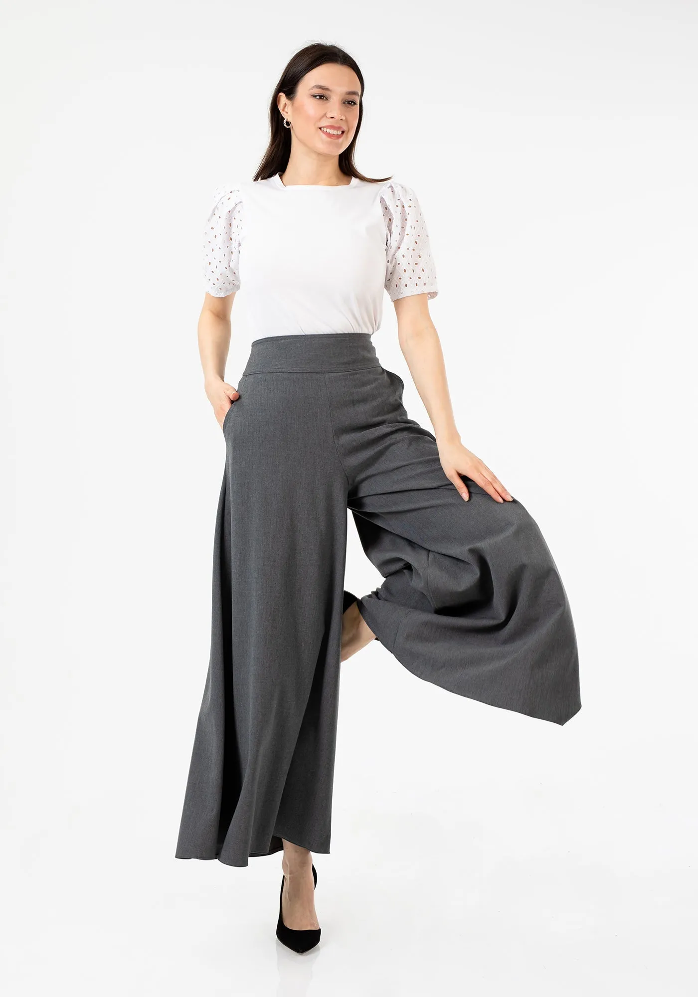 G-Line High Waisted Palazzo Pants