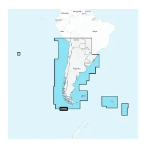 Garmin Navionics  NSSA005L - Chile, Argentina  Easter Island - Marine Chart [010-C1286-20]