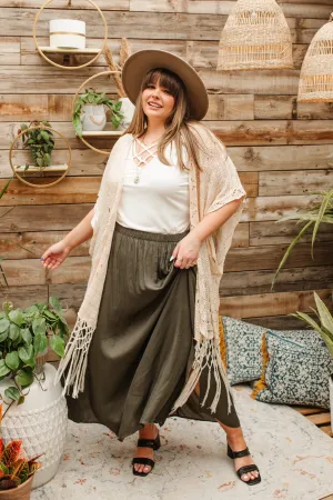 Get Away Maxi Skirt in Olive