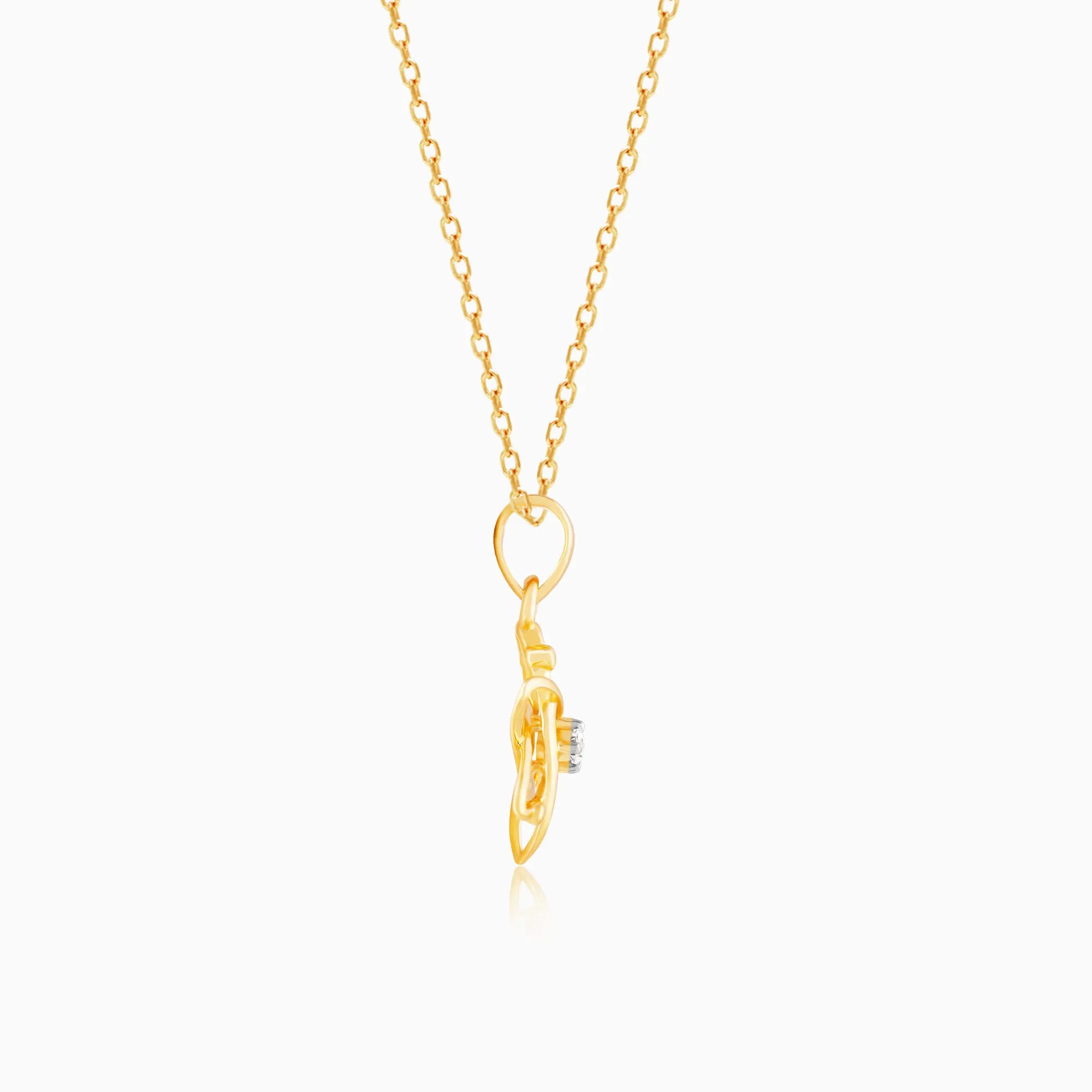 Gold Celestial Splendour Diamond Pendant