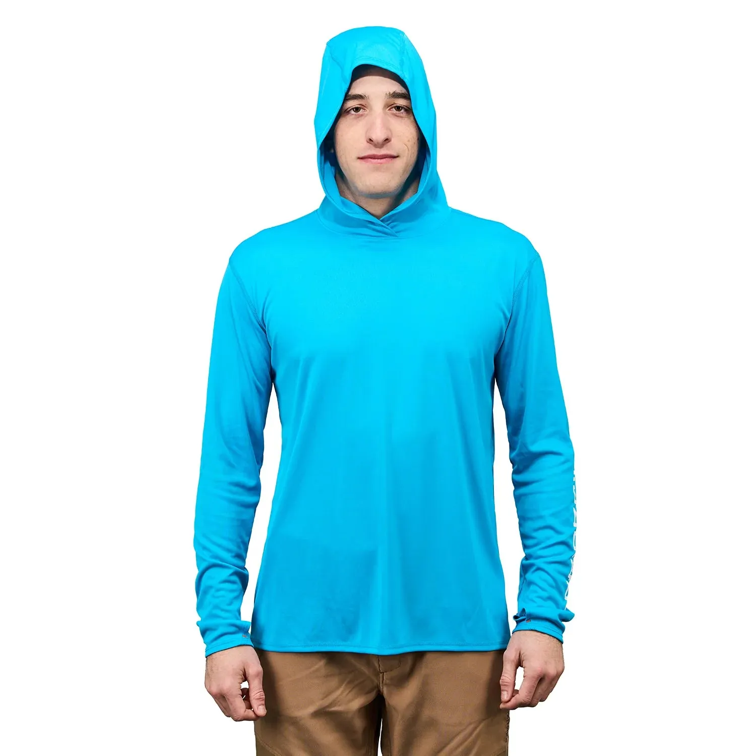 Grundéns Men's Tough Sun Hooded Long Sleeve T-Shirt