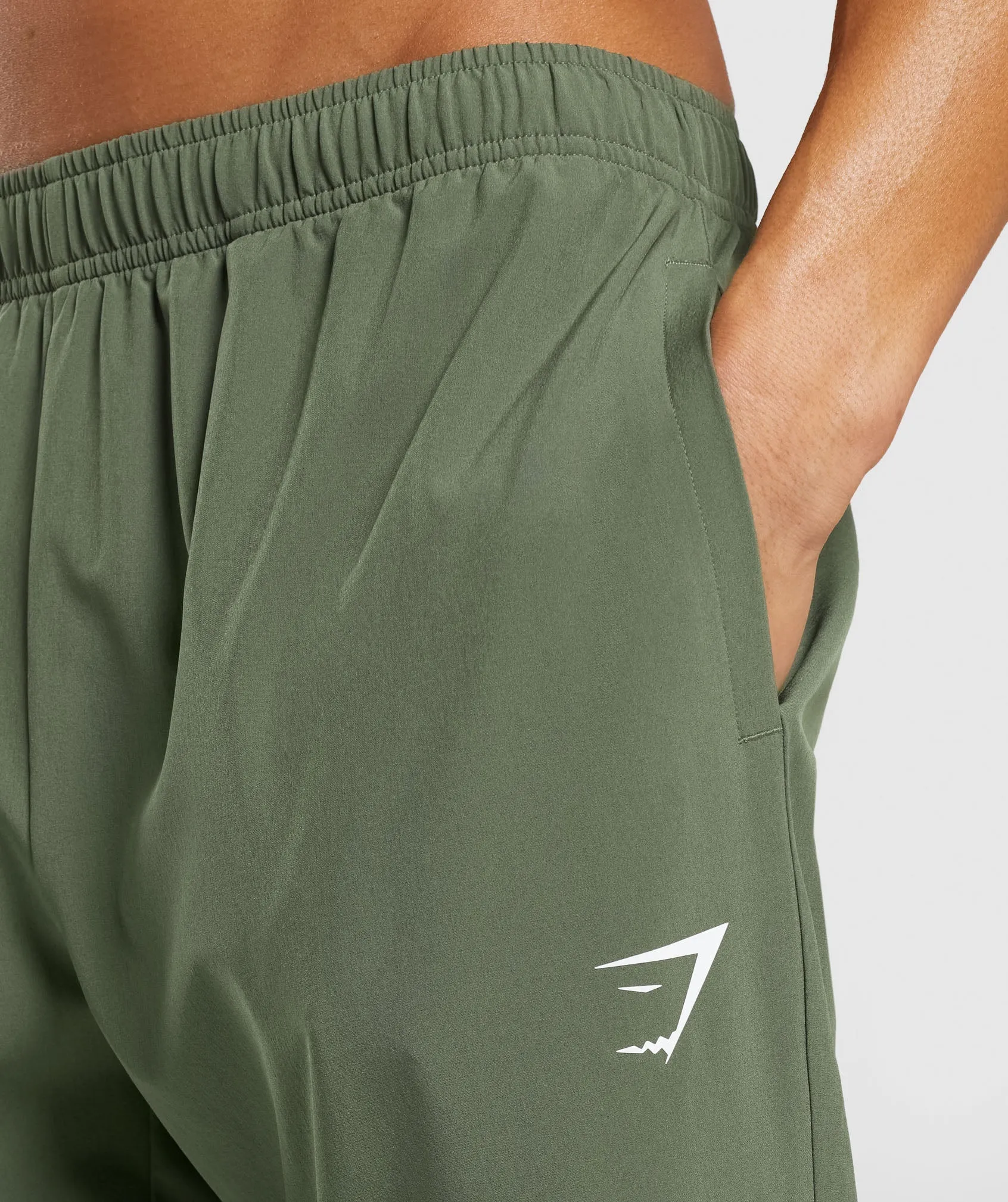 Gymshark Arrival Woven Joggers - Core Olive