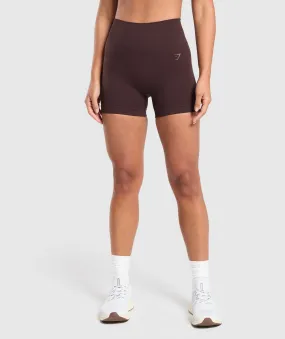 Gymshark Corset Seamless Shorts - Heritage Brown