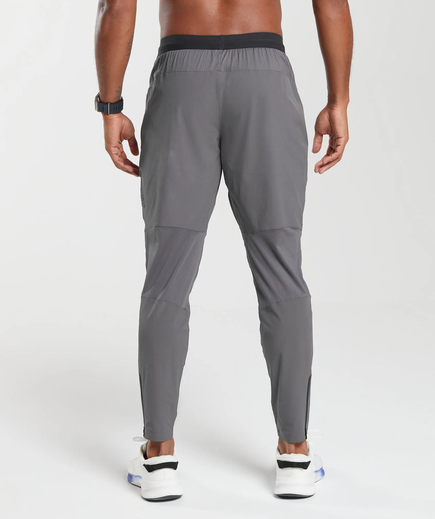 Gymshark Hybrid Woven Joggers - Silhouette Grey