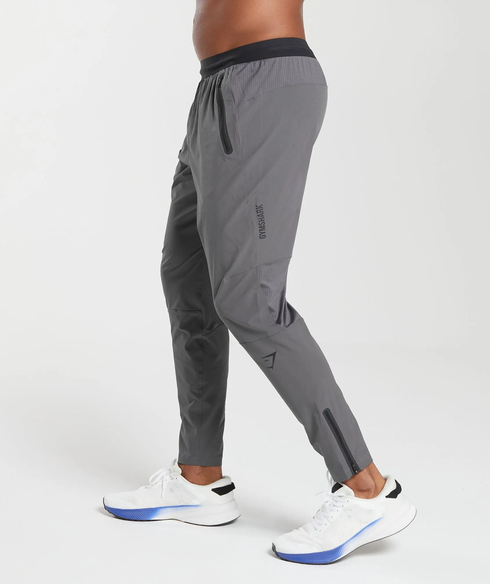 Gymshark Hybrid Woven Joggers - Silhouette Grey