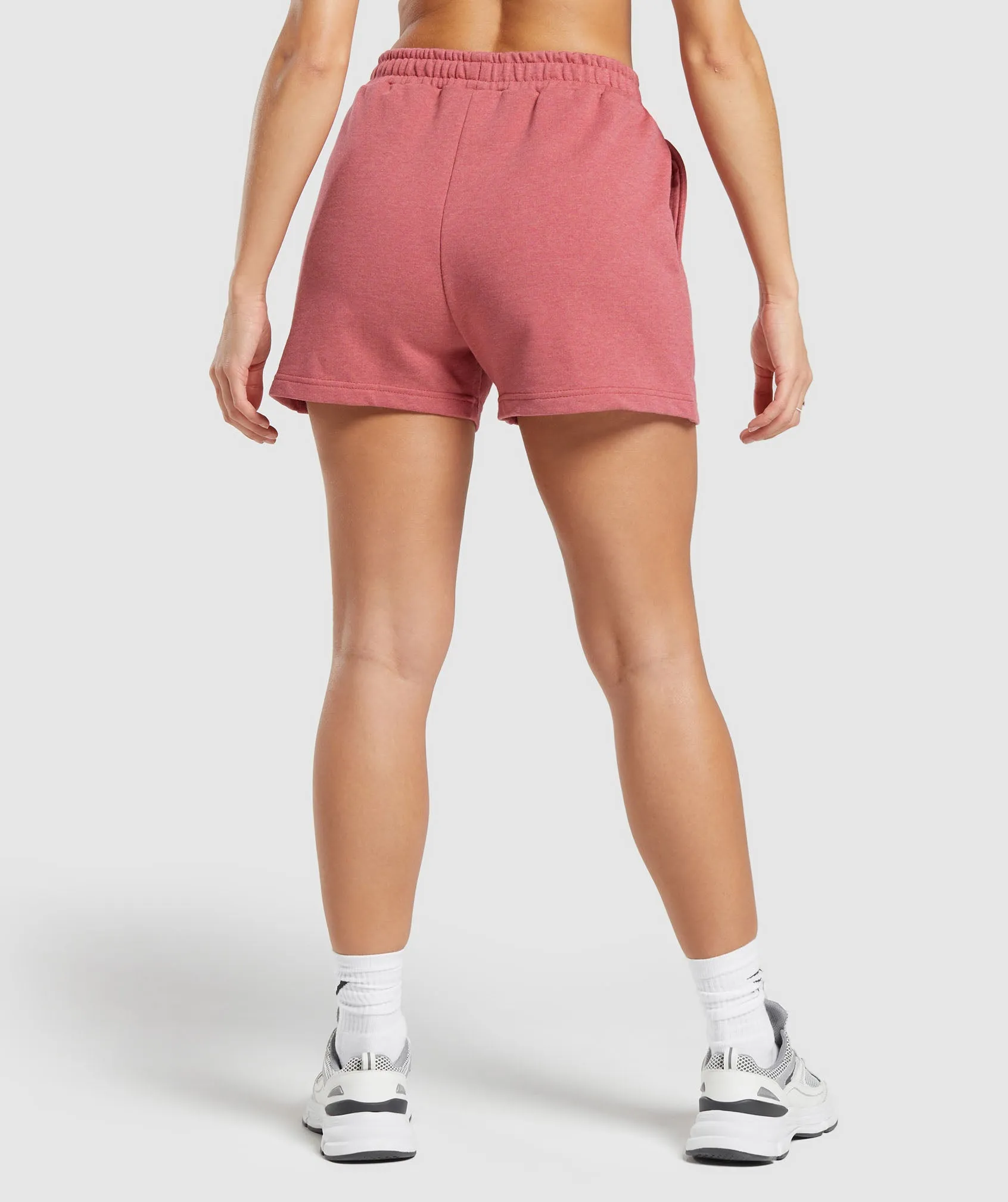 Gymshark Rest Day Sweat Shorts - Heritage Pink Marl