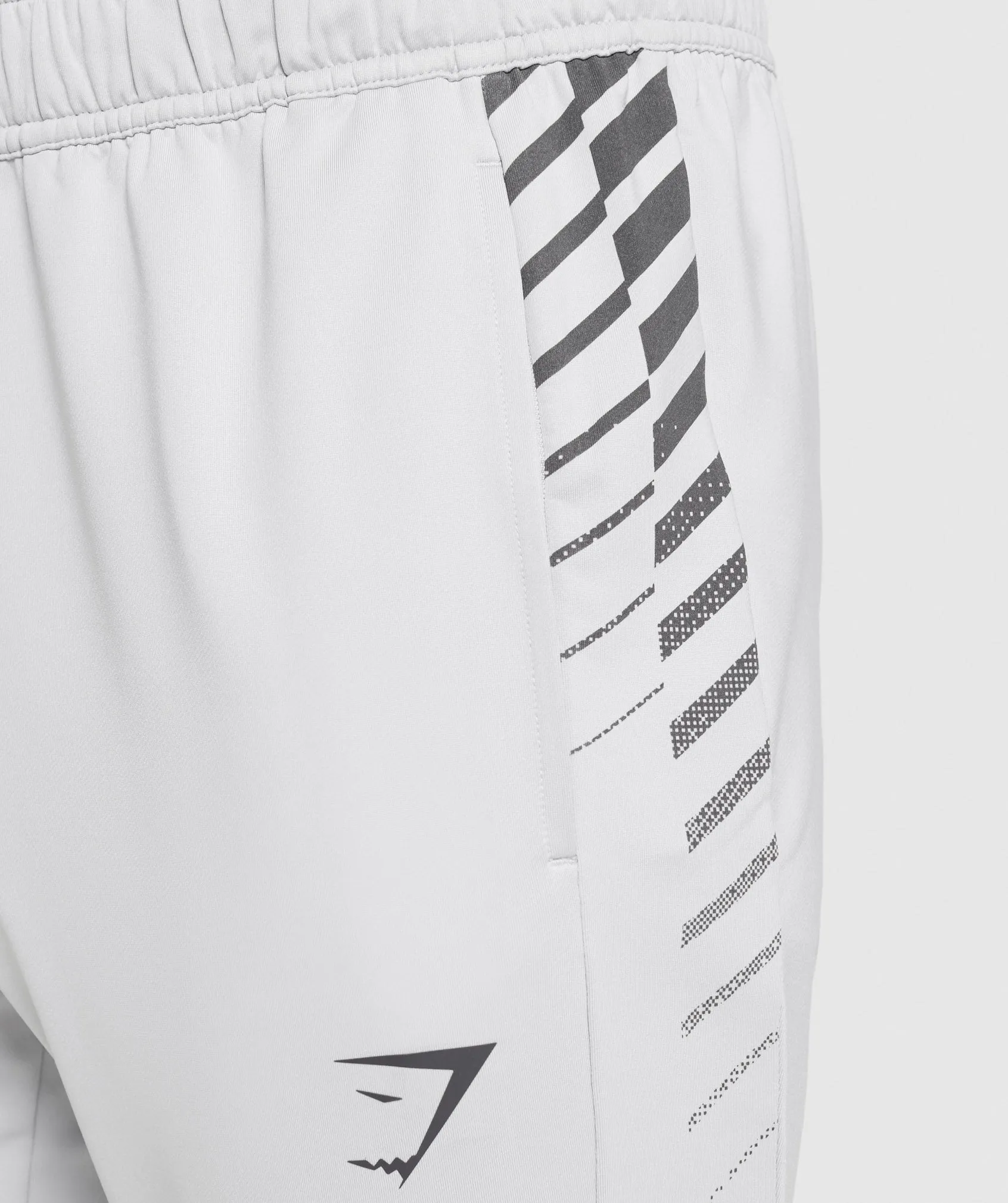 Gymshark Sport Stripe Joggers - Light Grey