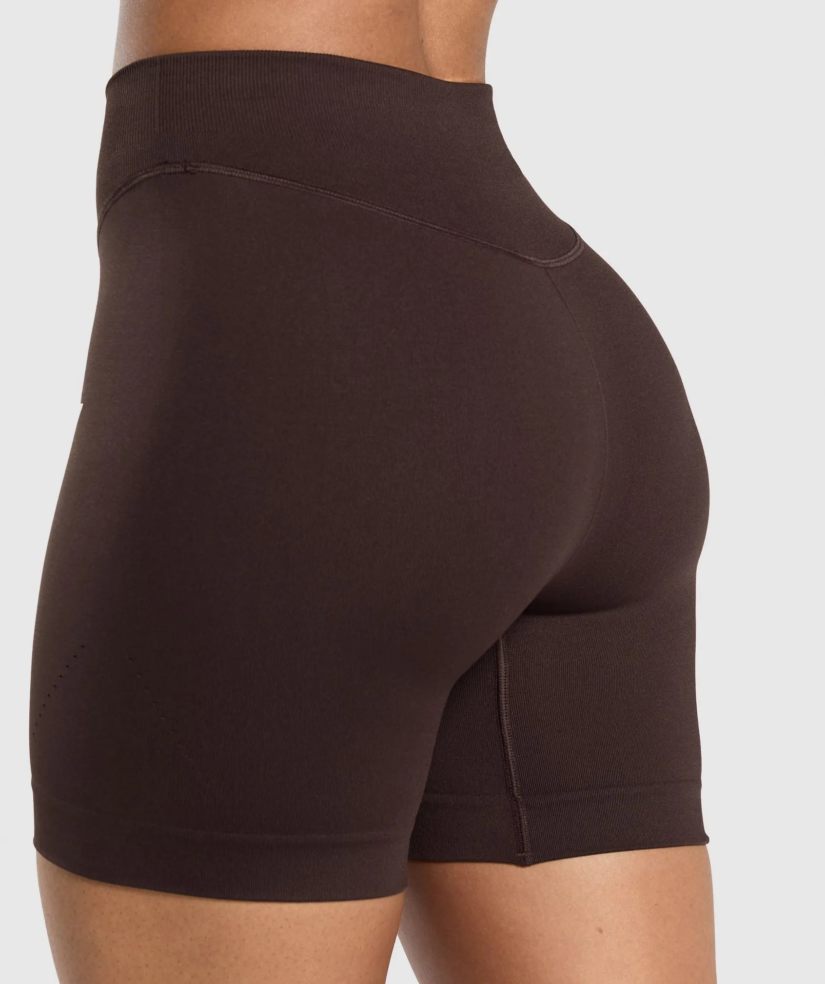 Gymshark Sweat Seamless Shorts - Heritage Brown