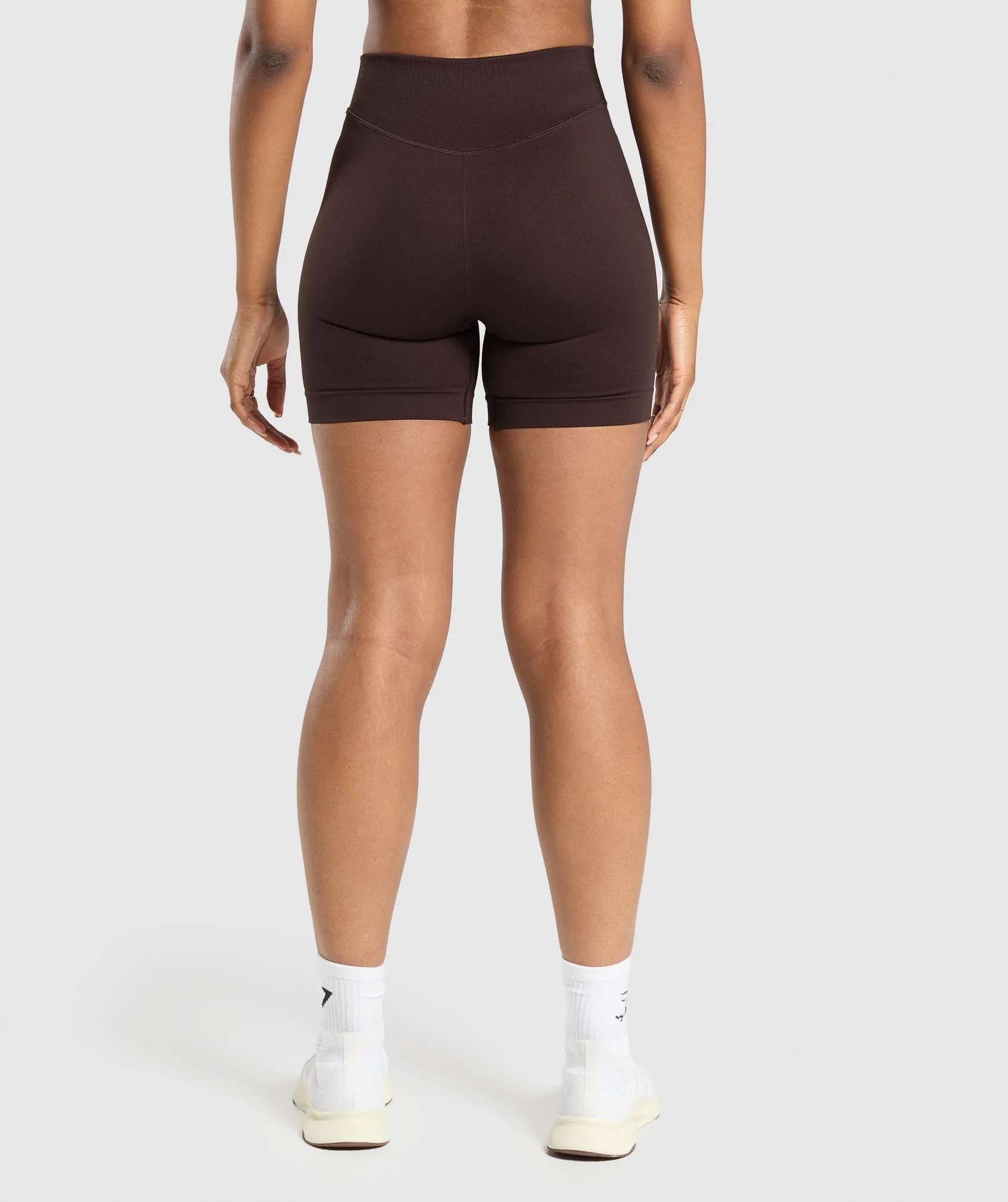 Gymshark Sweat Seamless Shorts - Heritage Brown