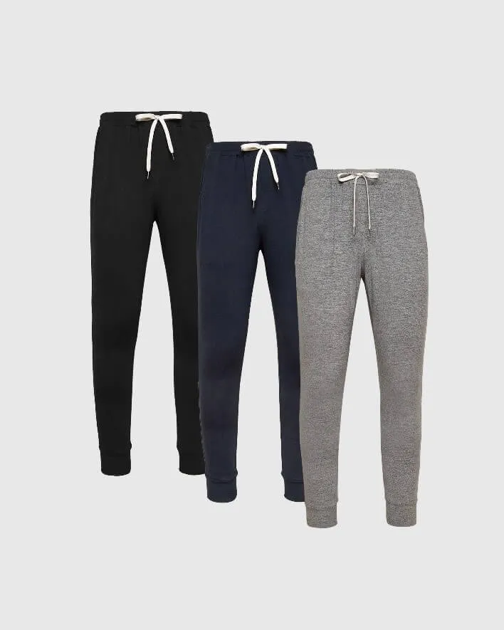 Heather Active Joggers 3-Pack