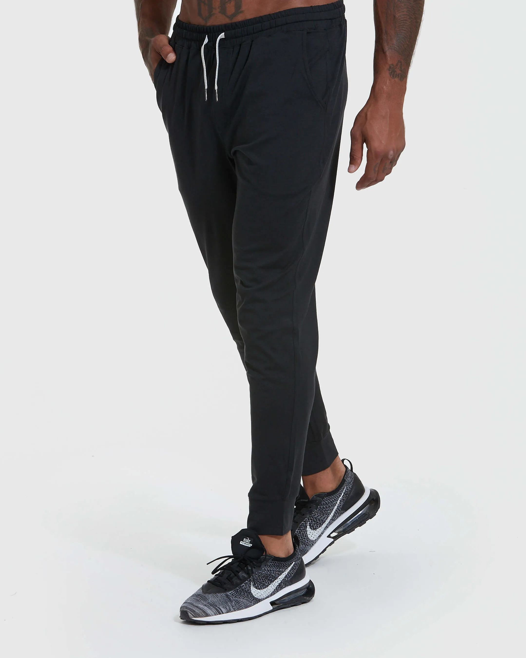 Heather Black Active Jogger