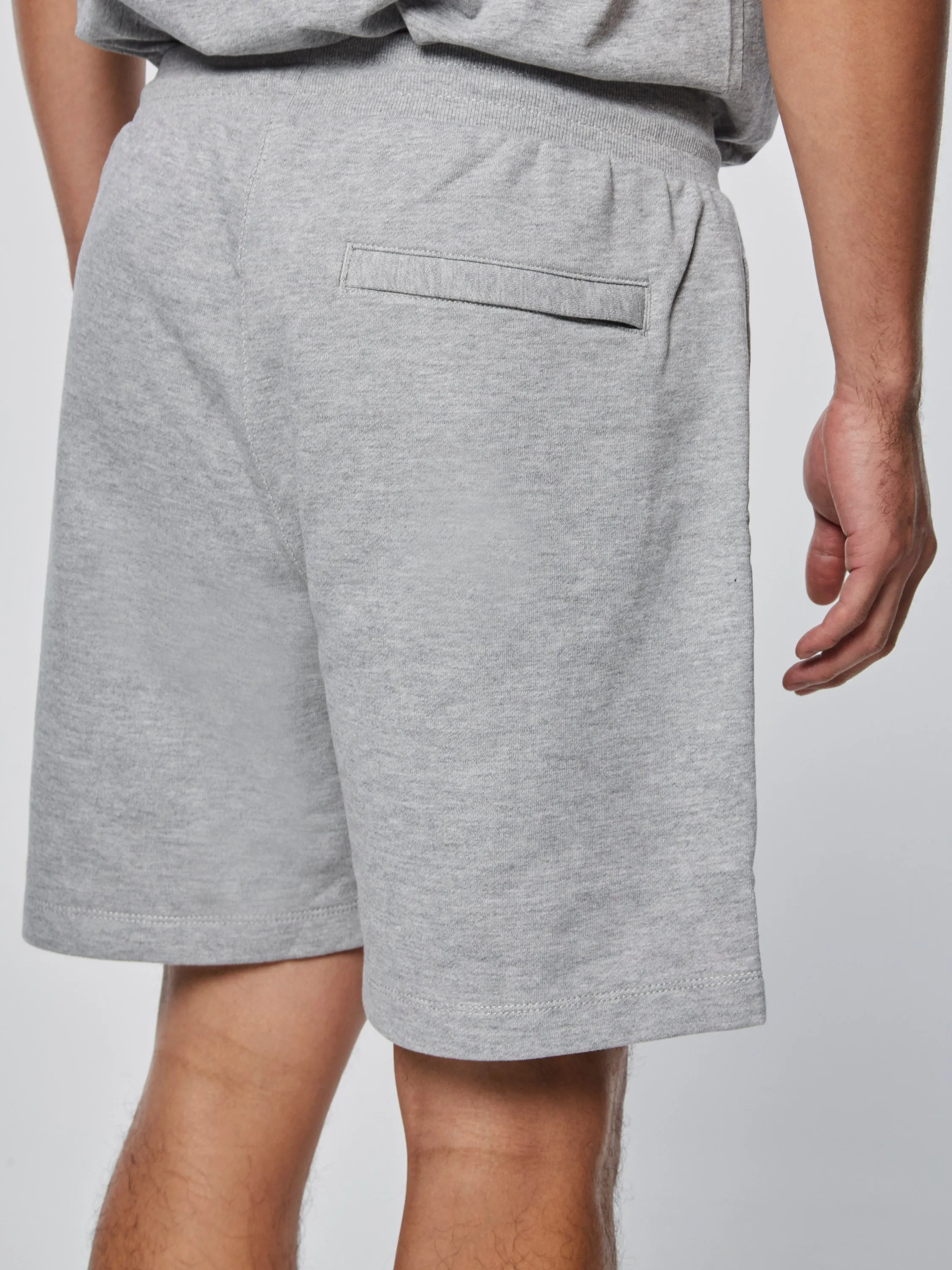 Heritage Logo Short-Heather Grey