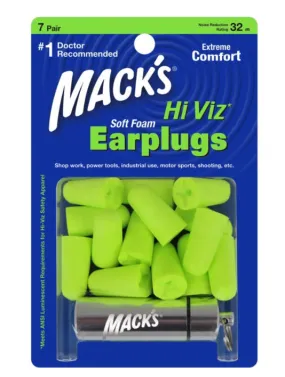 Hi Viz Soft Foam Earplugs