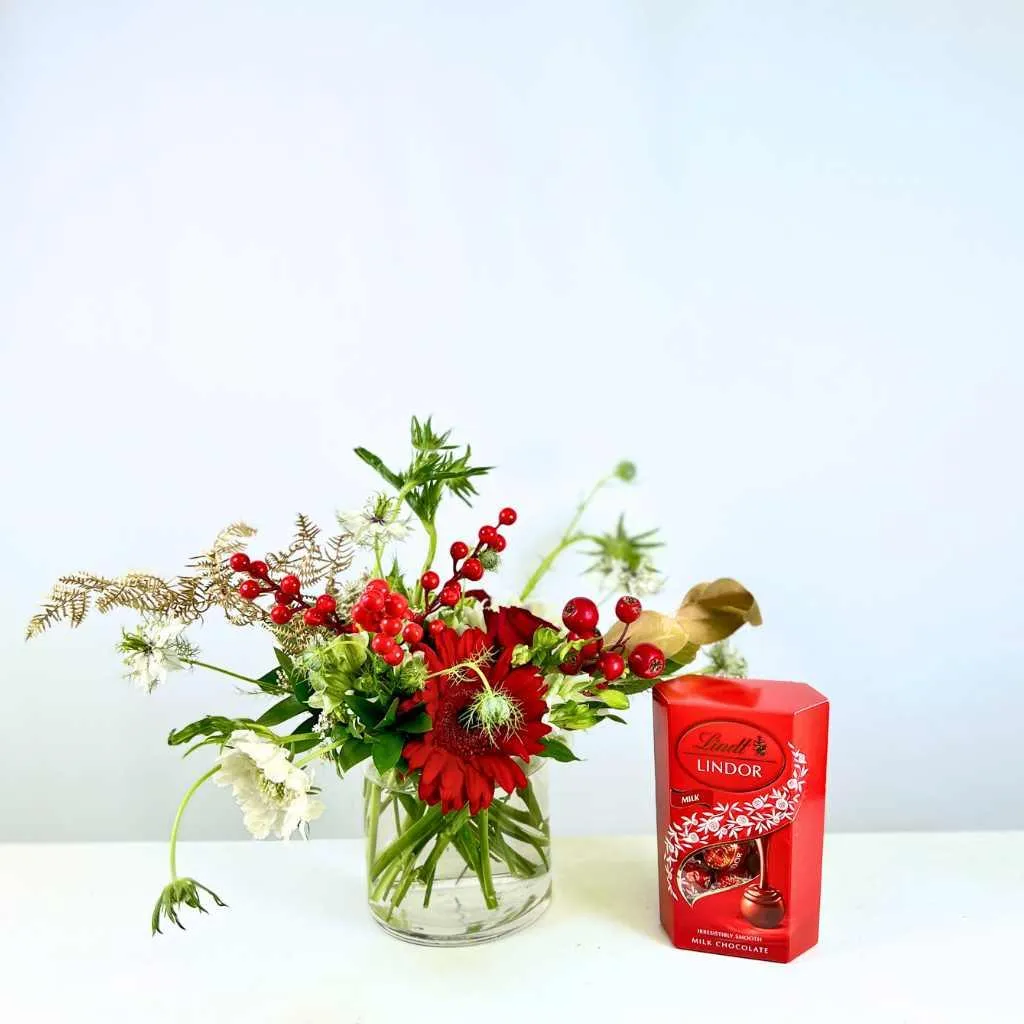 Holly Jolly Blossom Flower Arrangement