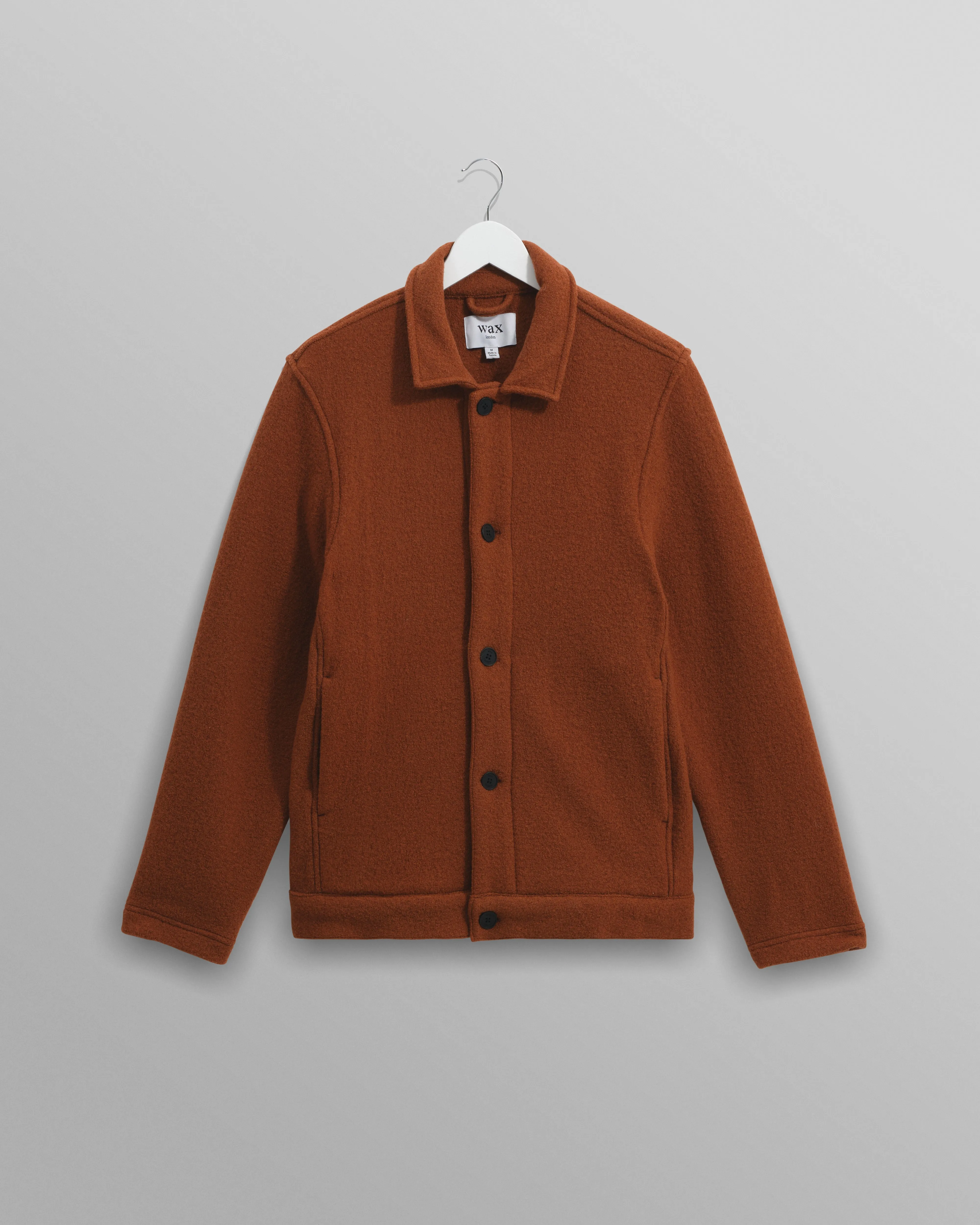 Iggy - Rust Knitted Wool Jacket