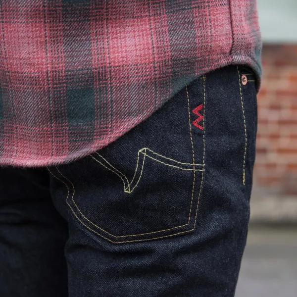 Iron Heart IH-555-142 14oz Selvedge Denim Super Slim Cut Jeans Indigo