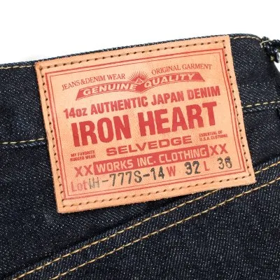 Iron Heart IH-777S-142 14oz Japanese Selvedge Denim Jeans Indigo