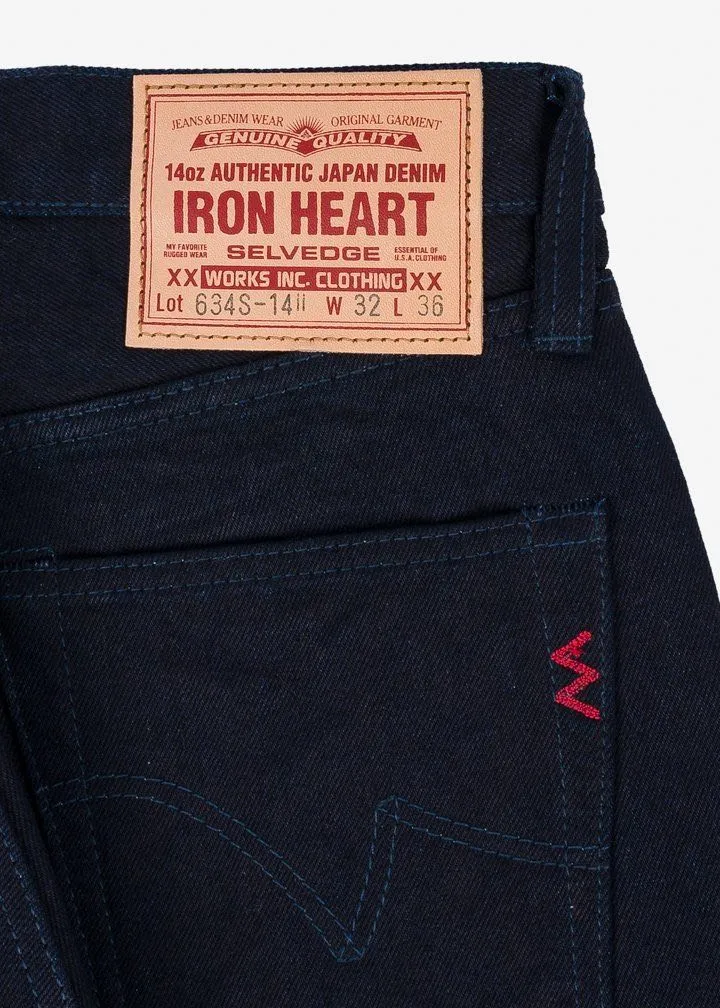 Iron heart IH634S14II 14oz Selvedge Straight Indigo/Indigo