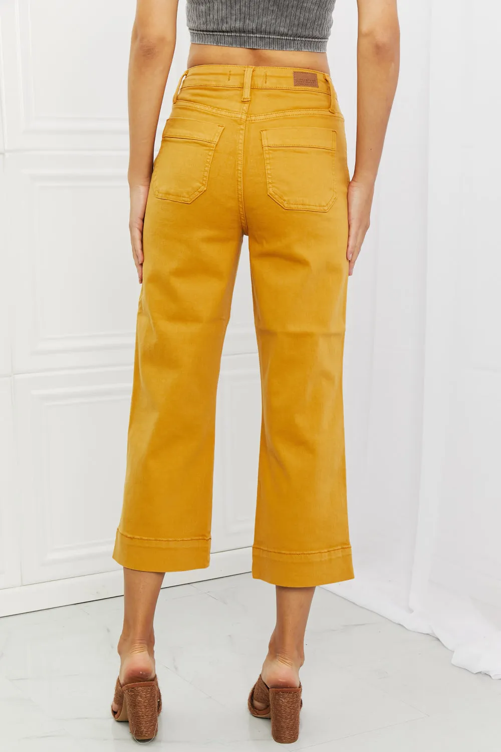 Jayza Full Size Straight Leg Cropped Jeans