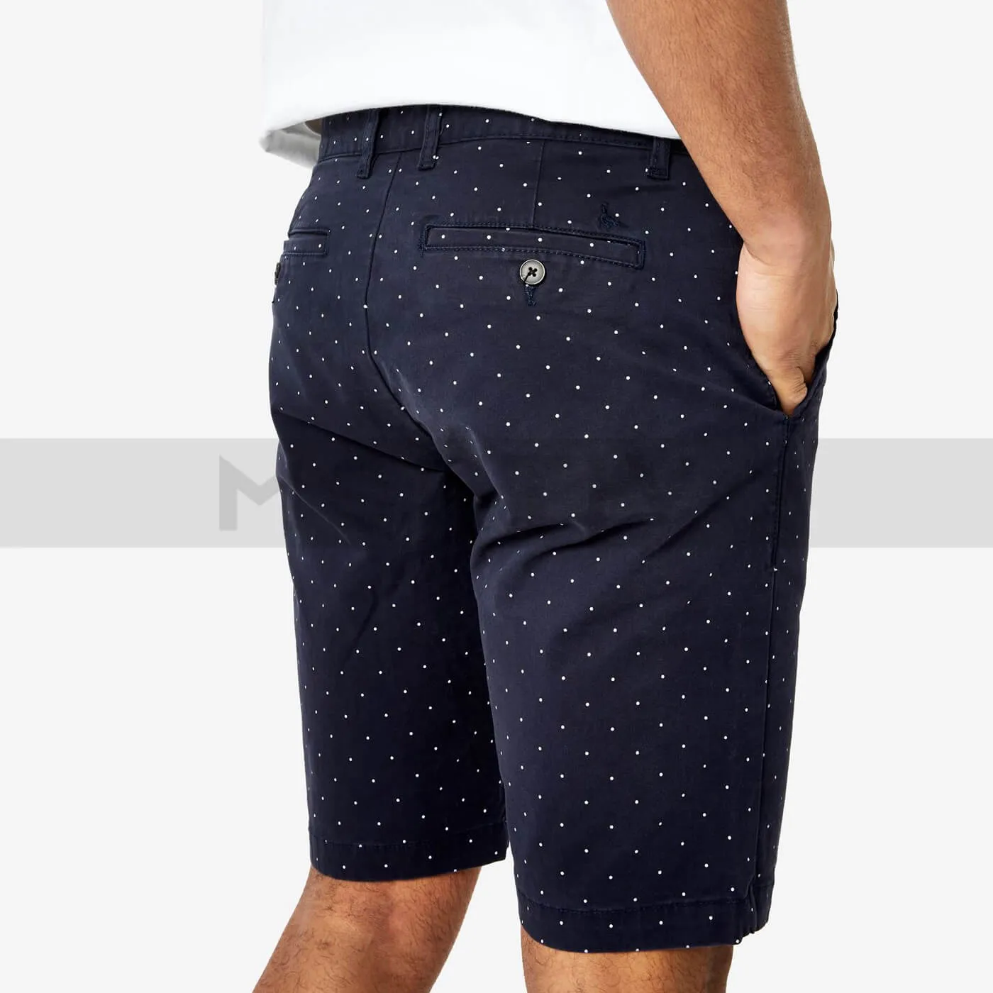 JW Polka Dot Blue Chino Shorts