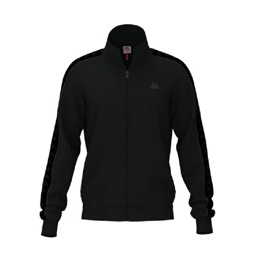 KAPPA 222 BANDA ANNISTON TRACK JACKET-BLACK/BLACK