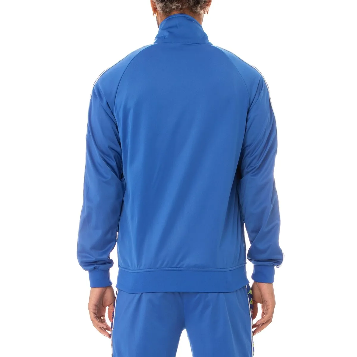 Kappa 222 BANDA CARAMBIE TRACKSUIT Men’s - BLUE LAPIS-GREEN LIME-ORANGE-GREY ASH