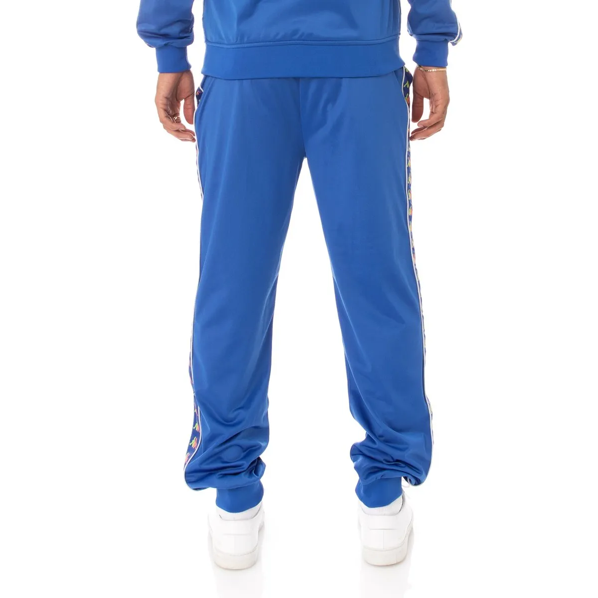 Kappa 222 BANDA CARAMBIE TRACKSUIT Men’s - BLUE LAPIS-GREEN LIME-ORANGE-GREY ASH