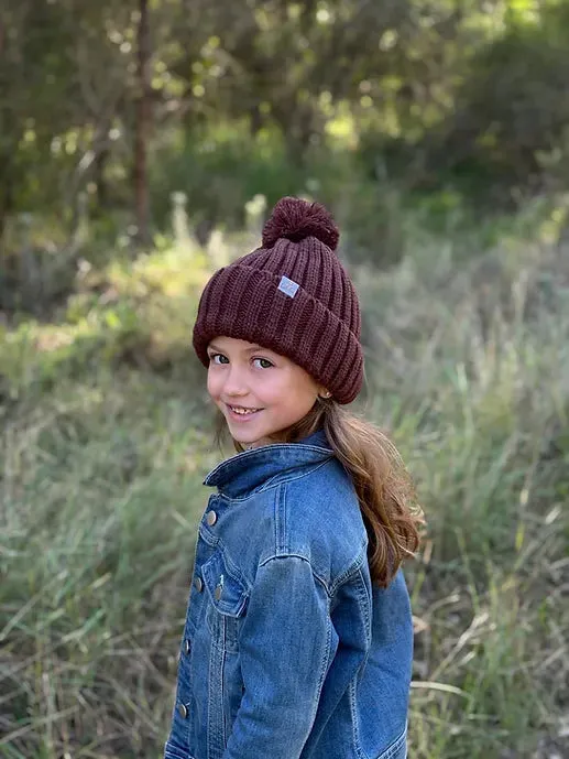 Kids Knitted Beanie | Platypus