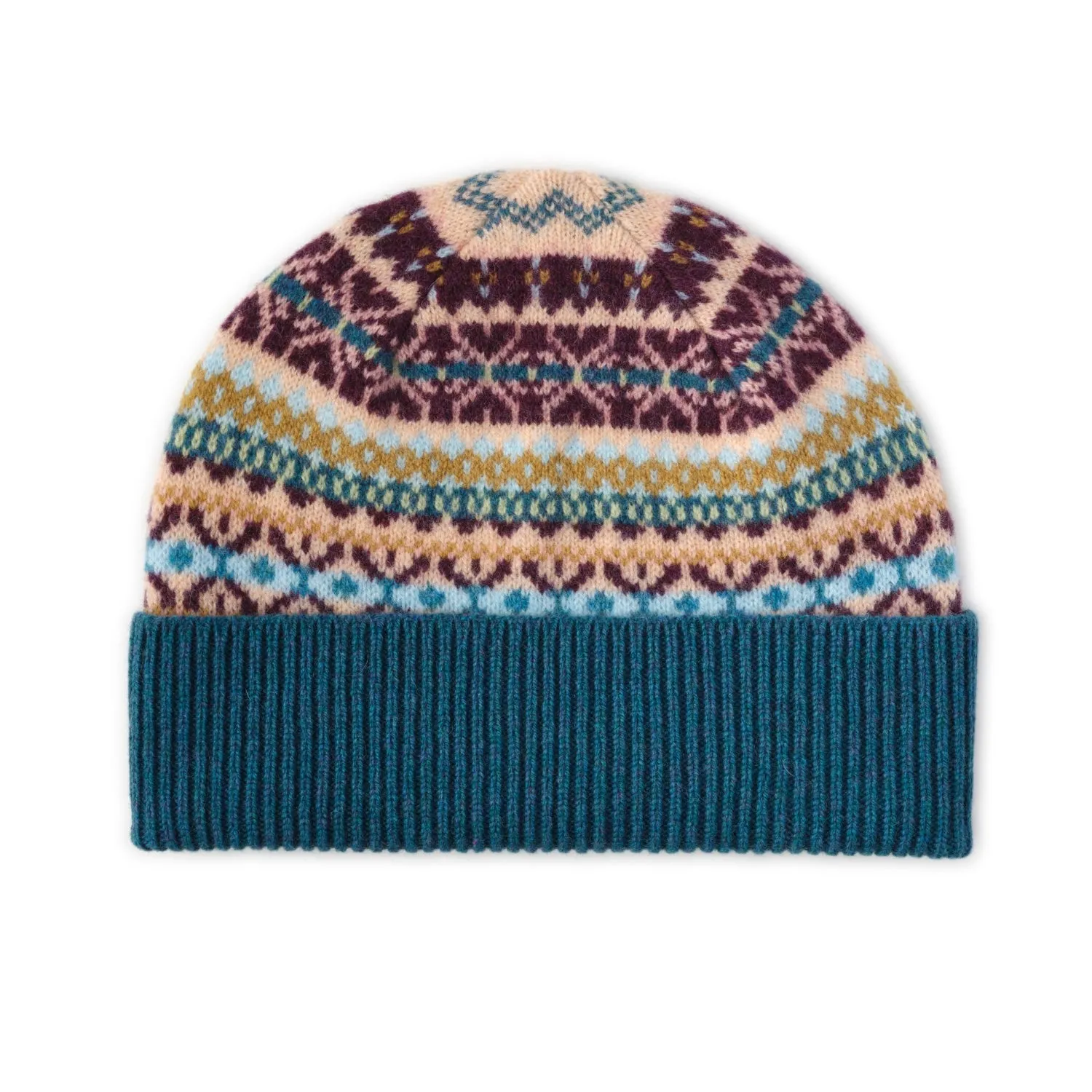 Ladies Fairisle Beanie | Kerse | Lomond Lambswool