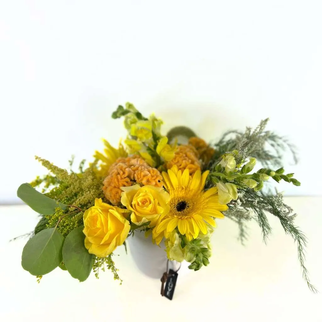 Lemon Zest Flower Arrangement