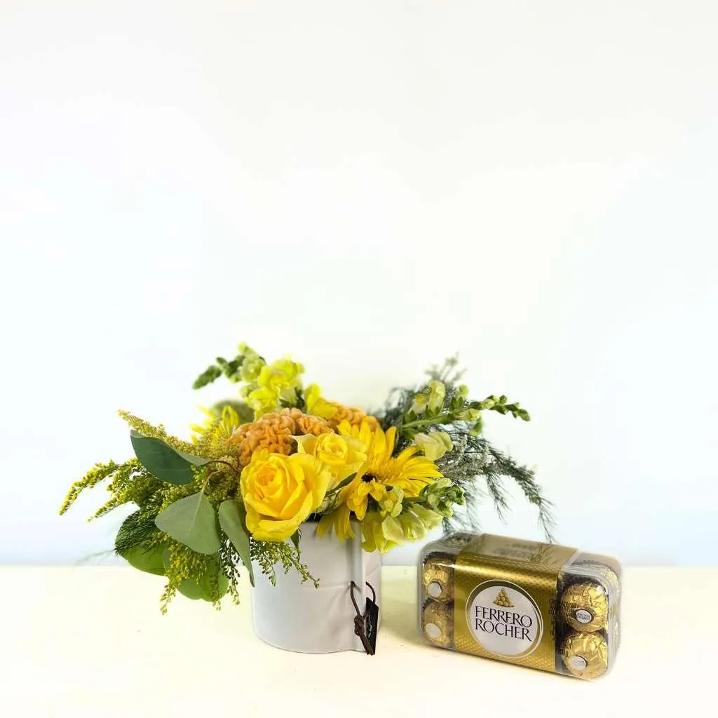 Lemon Zest Flower Arrangement