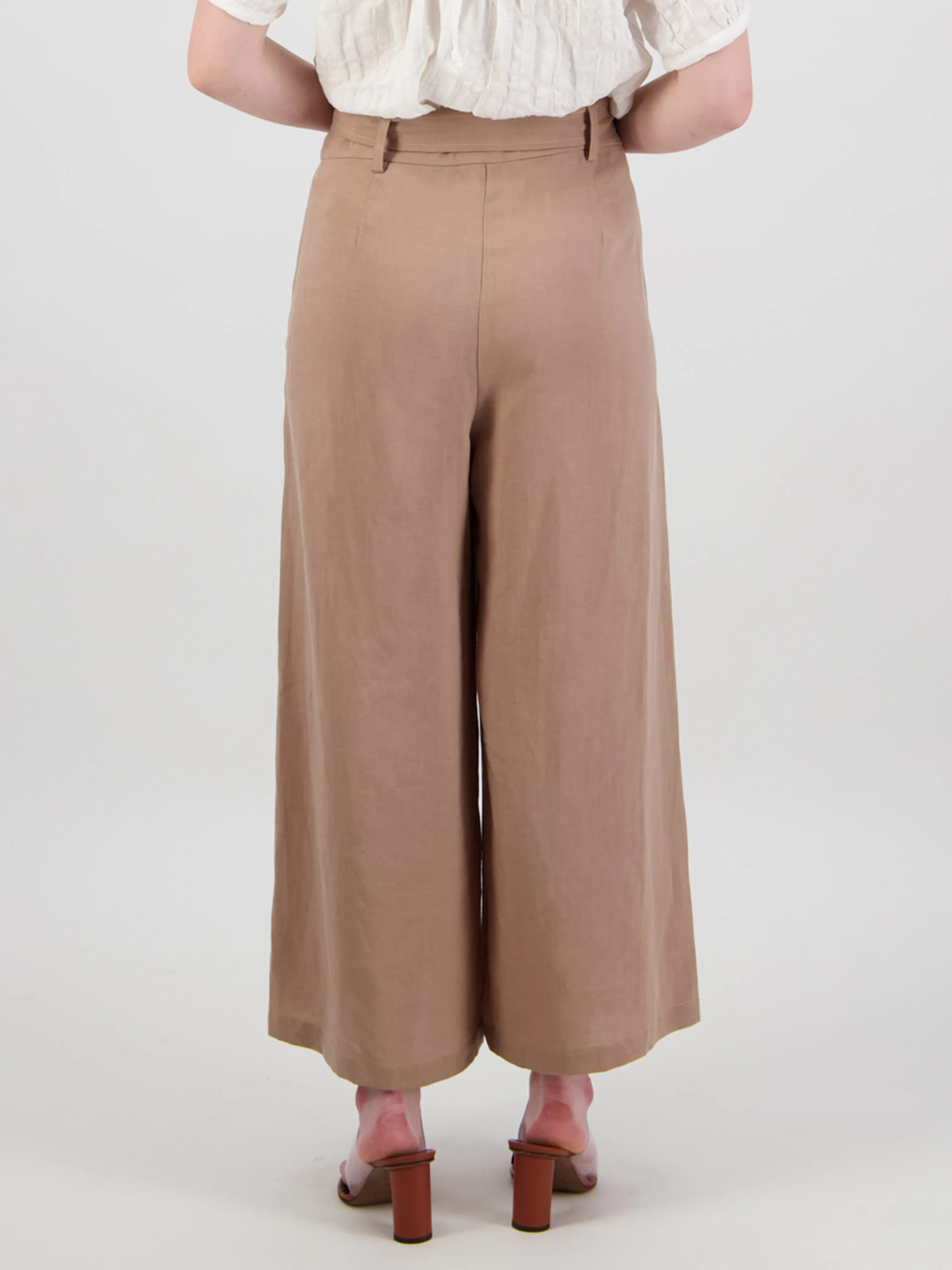 Linen Flared Trouser