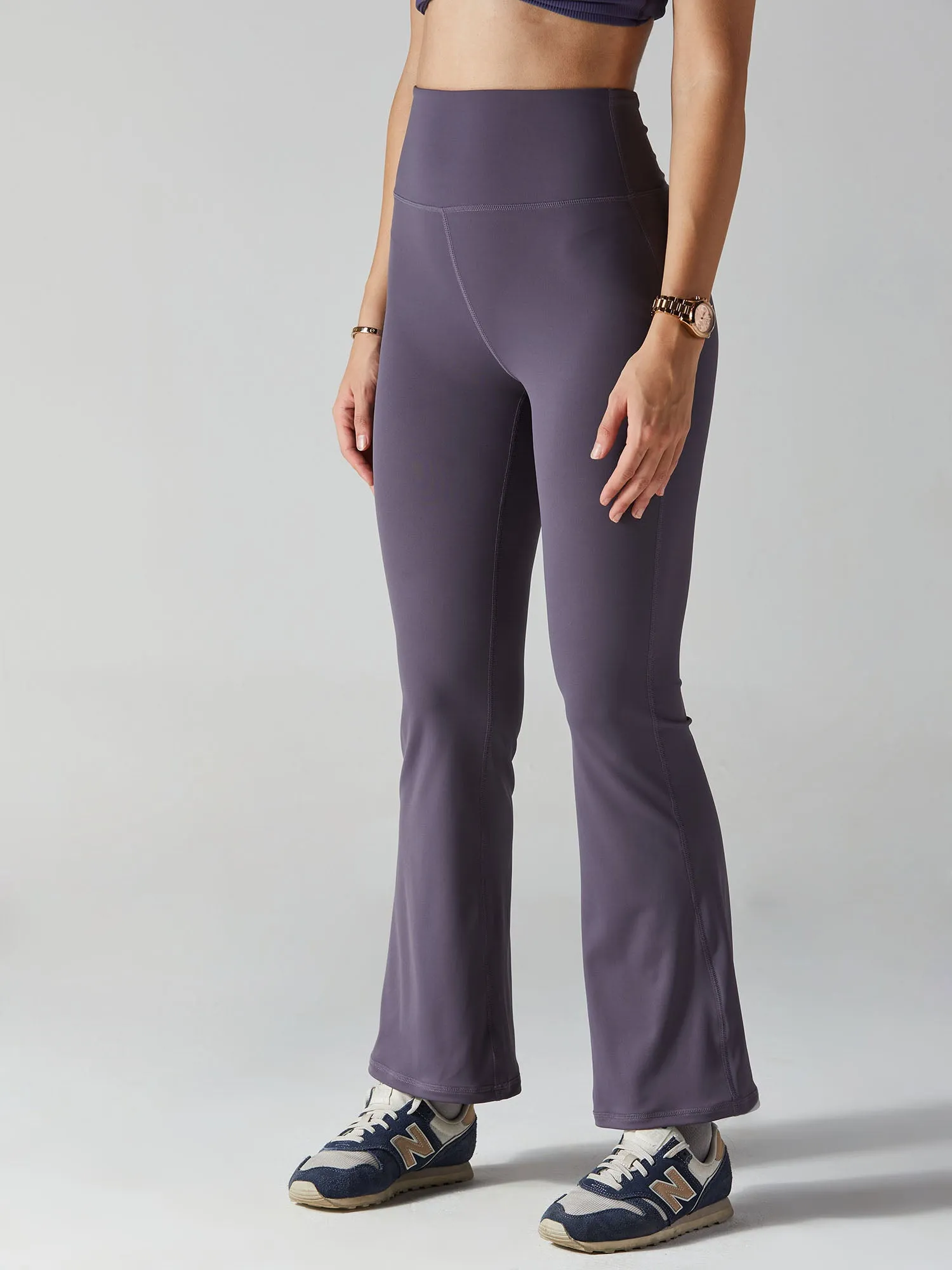 Mauve All-in Bootcut Leggings