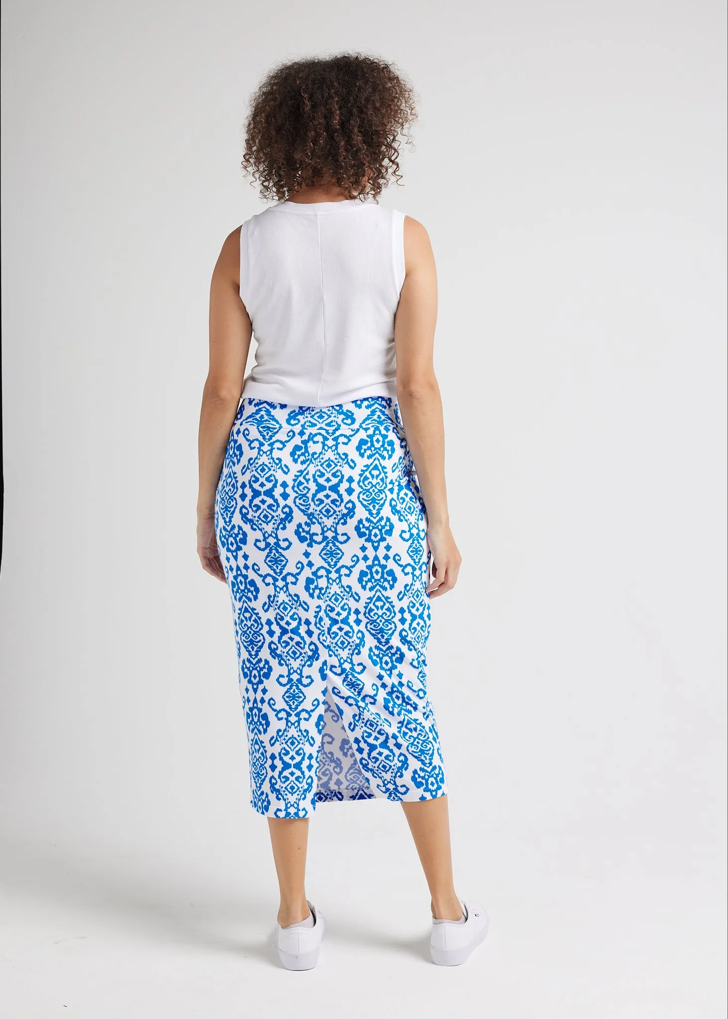 Maxi Bamboo Whitney Tube Skirt - Ikat