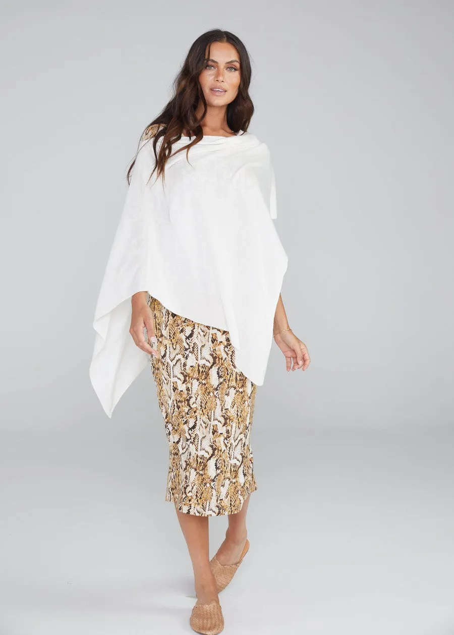 Maxi Bamboo Whitney Tube Skirt - Snake