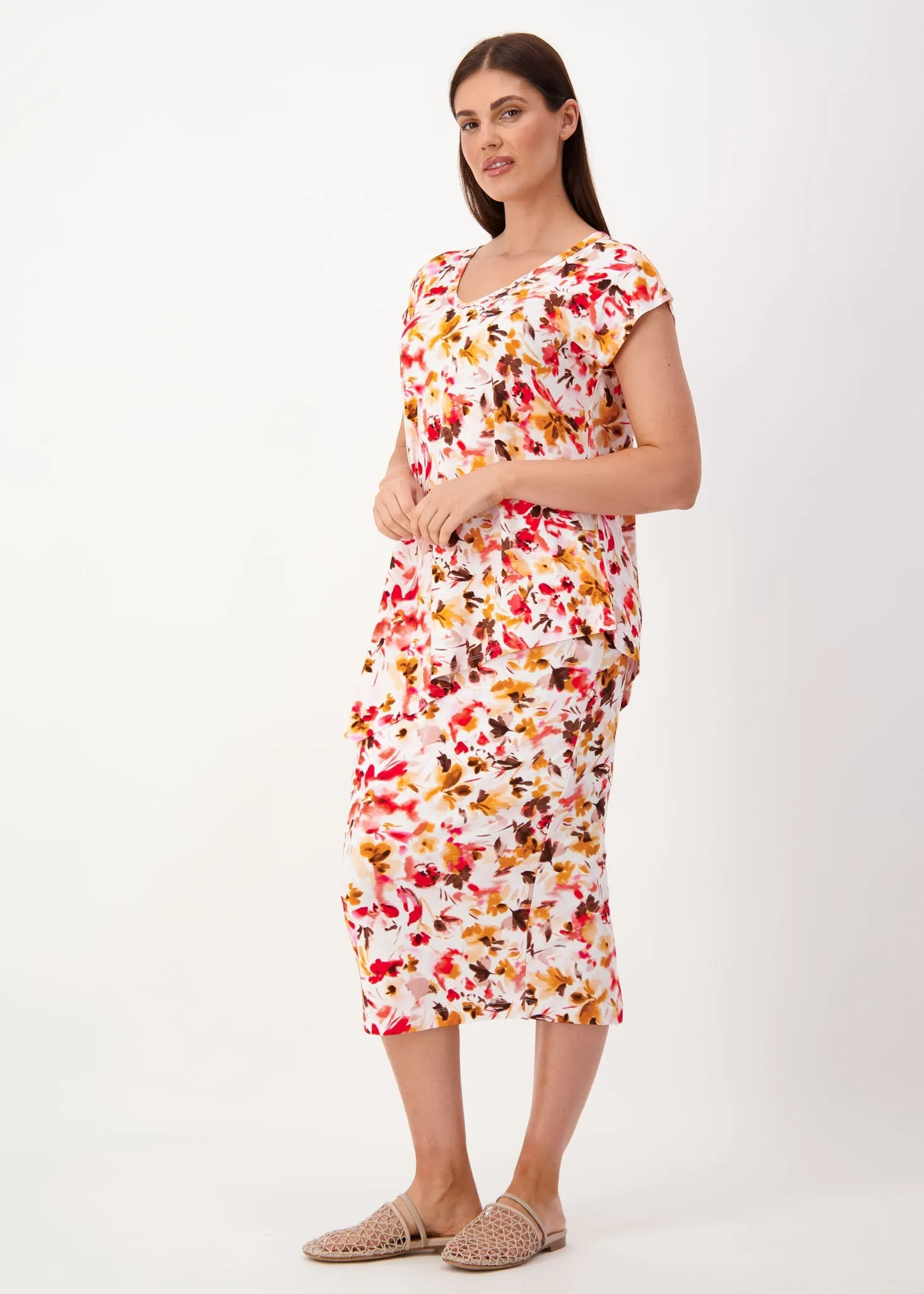 Maxi Bamboo Whitney Tube Skirt - Summer Floral