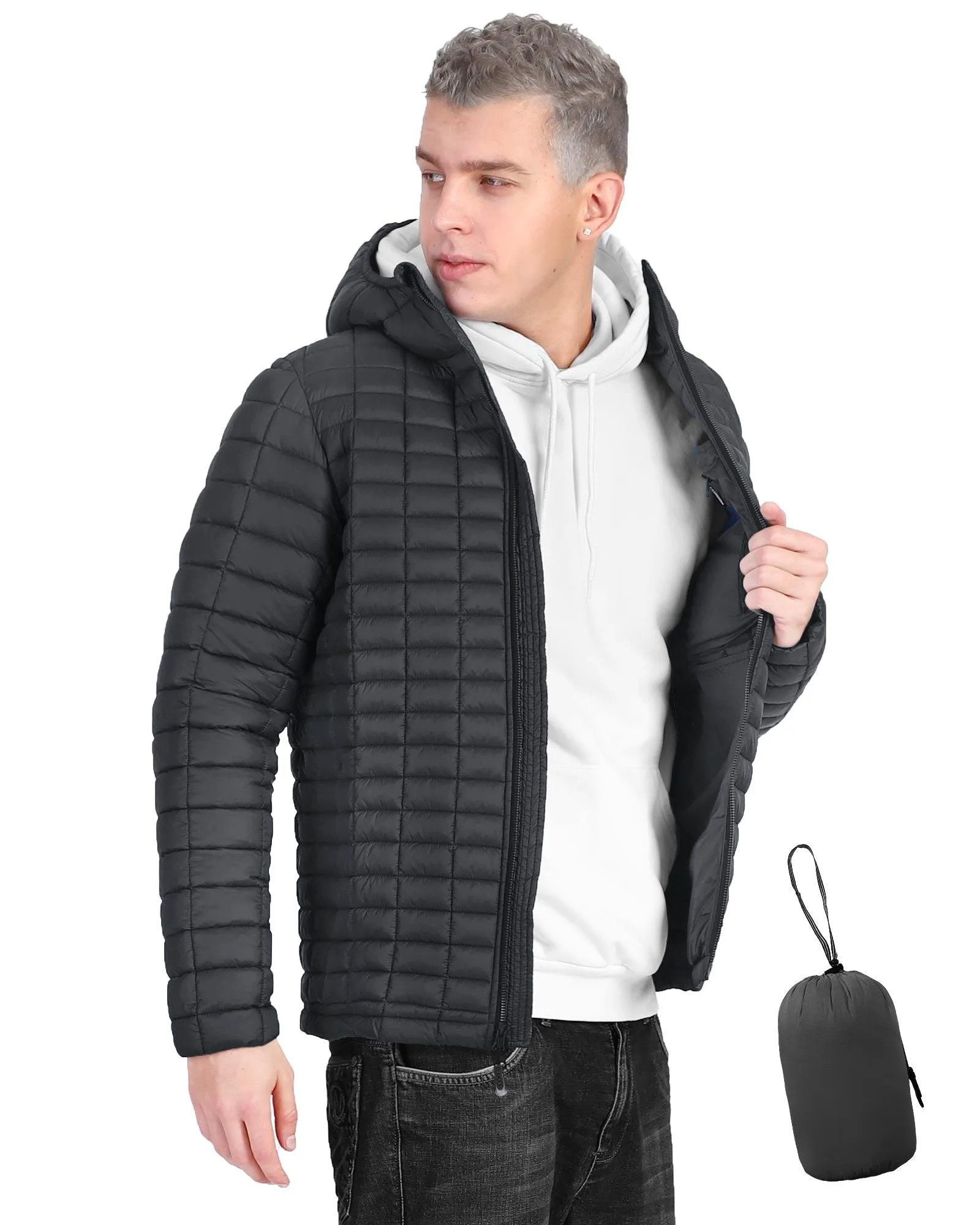 Men's 1.32lb Thermoliter™ Down Hoodie with 5 Pockets