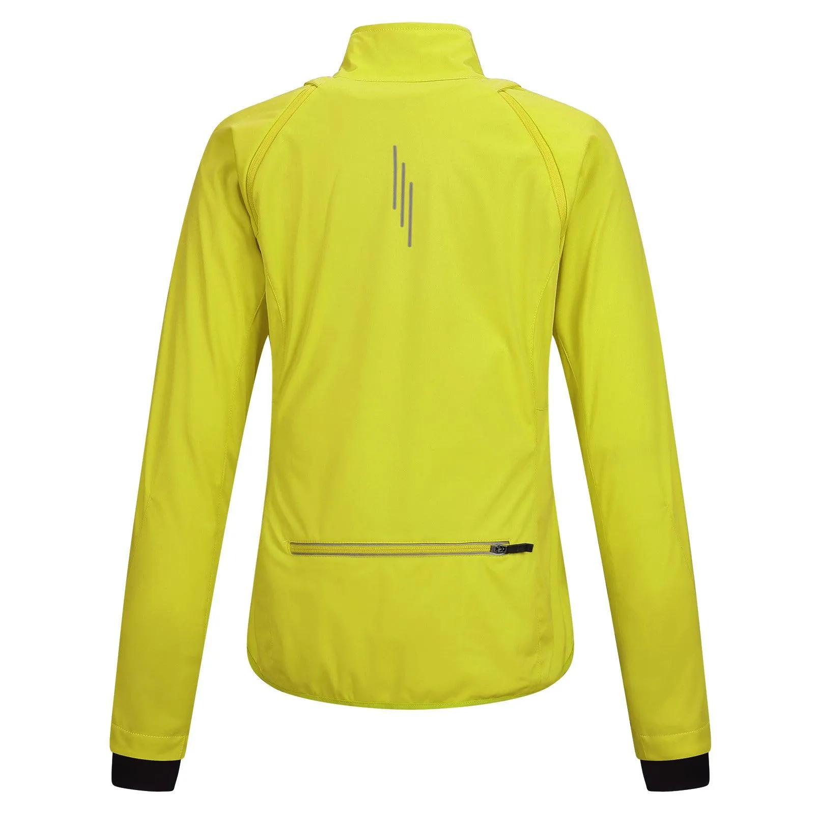 Men's Cycling Jacket Long Sleeve, Waterproof Running Bike Vest Outerwear Reflective Windproof Sleeveless Jacket