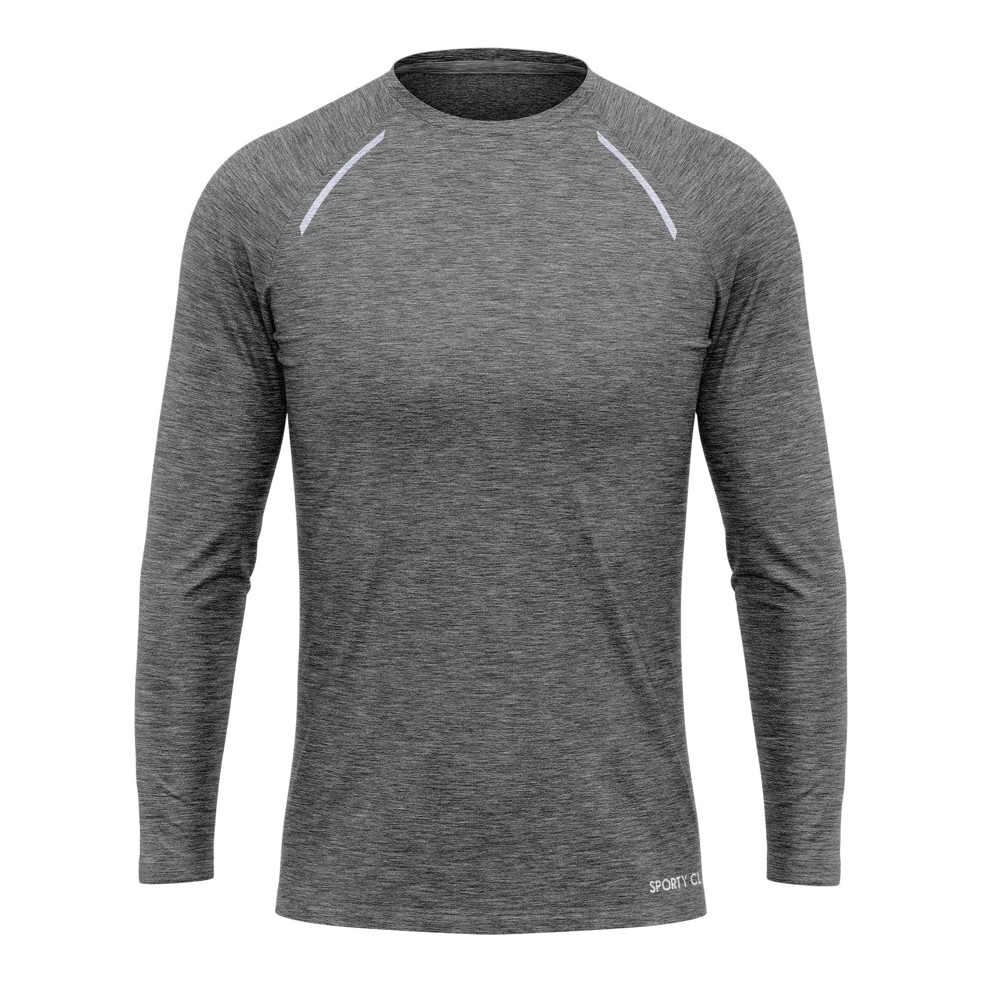 Men's Grey Long Sleeve T Shirt & Dark Grey Joggers Set