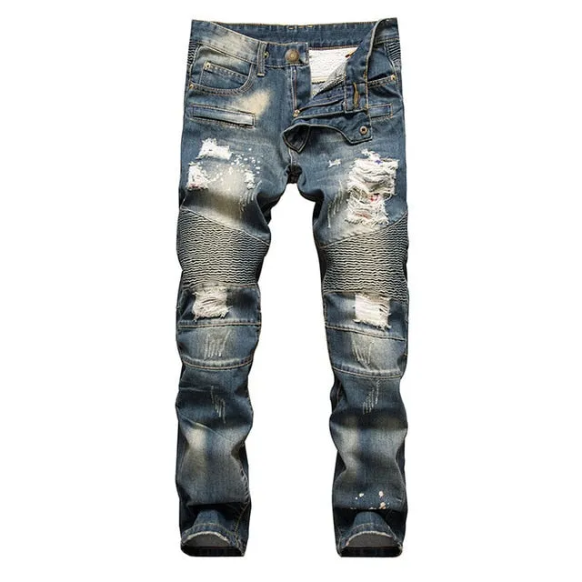 Men's Ride or Die Biker Jeans