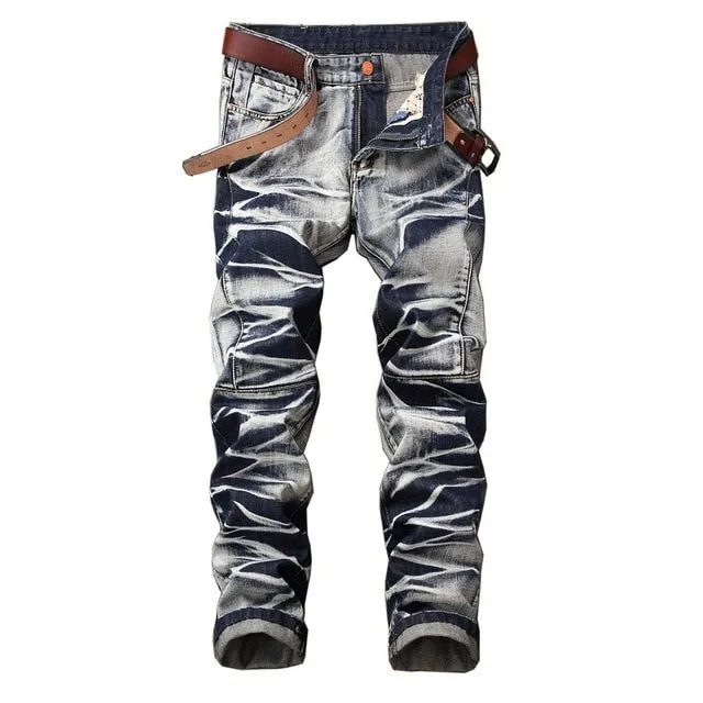 Men's Ride or Die Biker Jeans