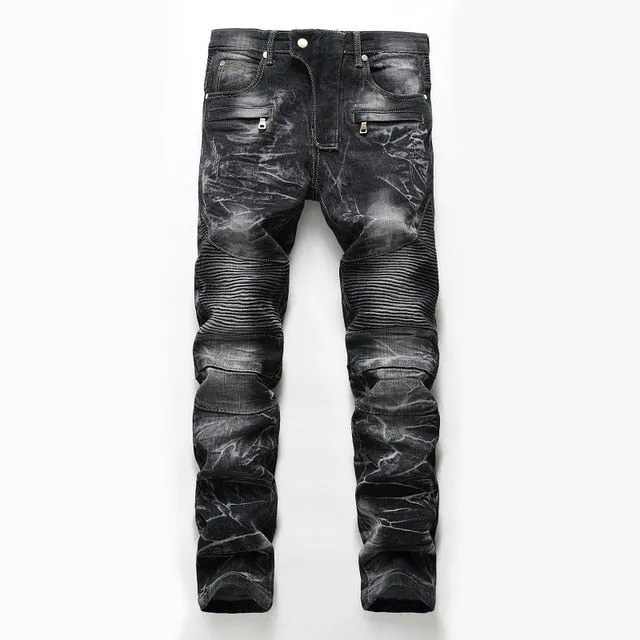 Men's Ride or Die Biker Jeans