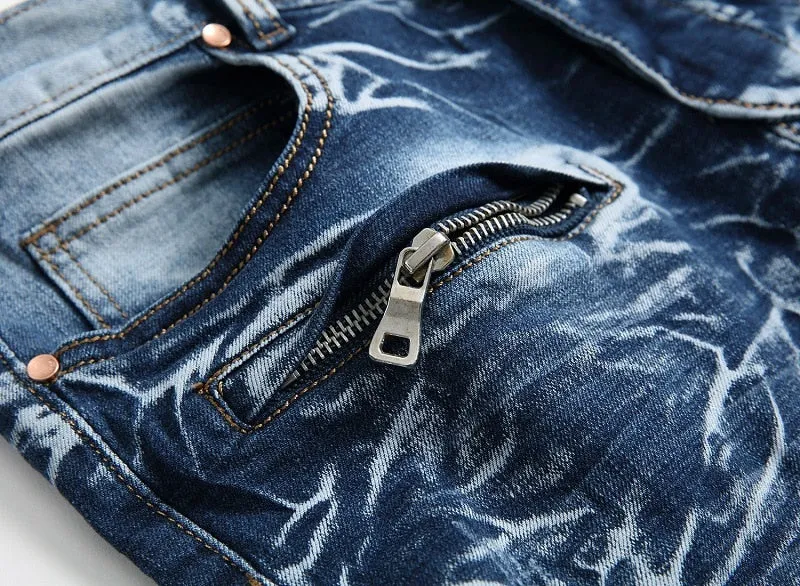 Men's Ride or Die Biker Jeans