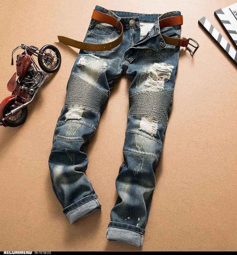 Men's Ride or Die Biker Jeans