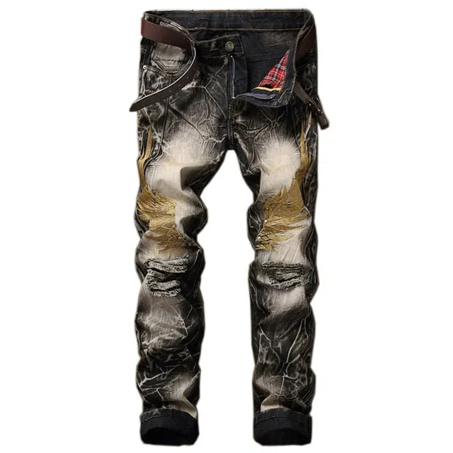 Men's Ride or Die Biker Jeans