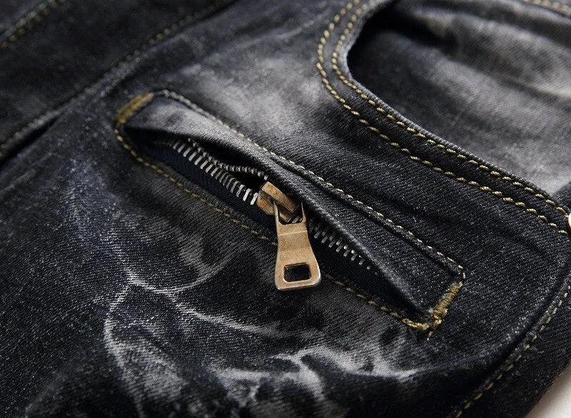 Men's Ride or Die Biker Jeans