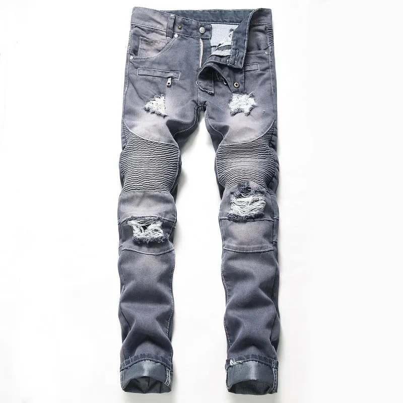 Men's Ride or Die Biker Jeans