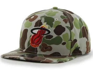 Miami Heat 47 Brand Camouflage Camo Bufflehead Adjustable Snapback Hat Cap