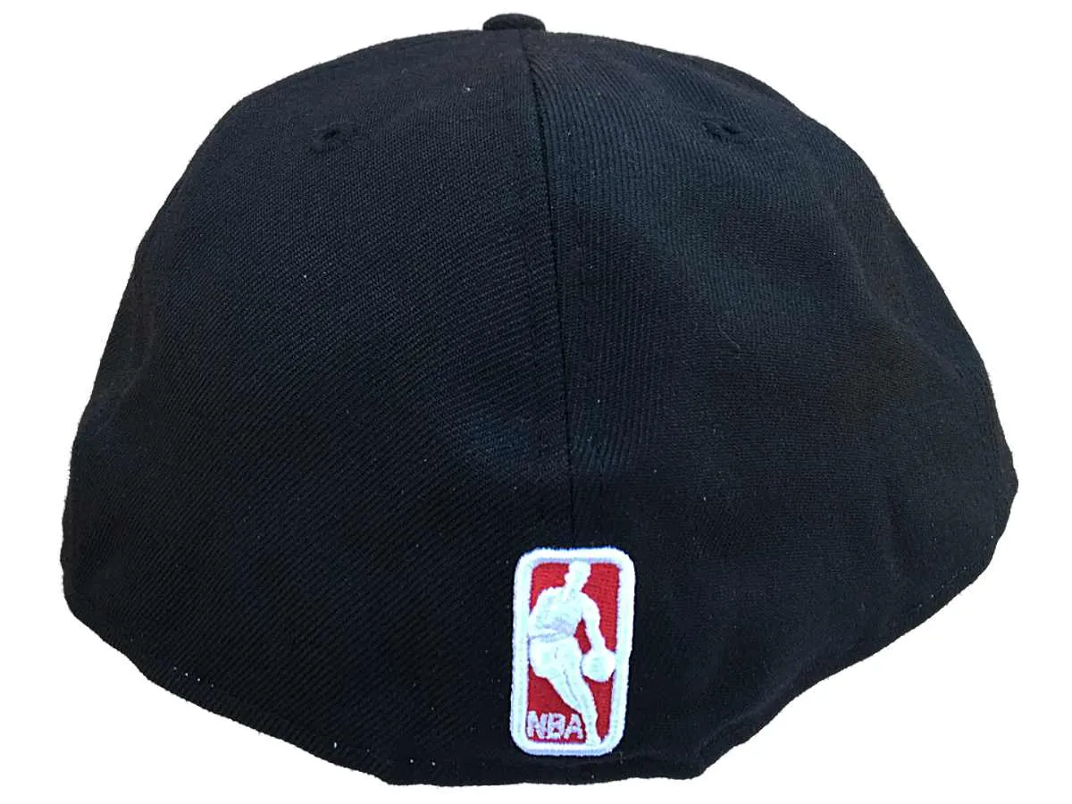 Miami Heat New Era Heritage Black Classic Wool Fitted 59Fifty Hat Cap